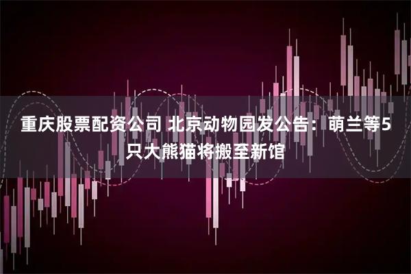 重庆股票配资公司 北京动物园发公告：萌兰等5只大熊猫将搬至新馆